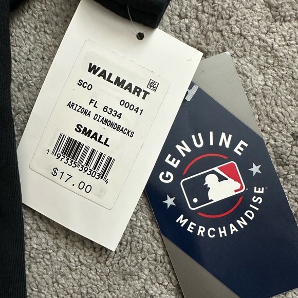 Arizona Diamondbacks Baseball Short Sleeve Tee Shirt Small Black Red D-Backs - Picture 3 of 6